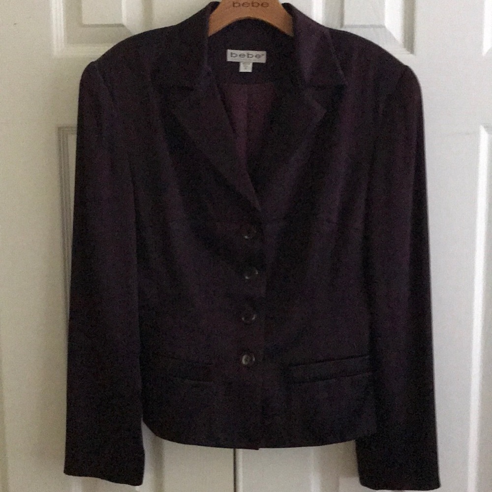 Bebe formal satin jackets